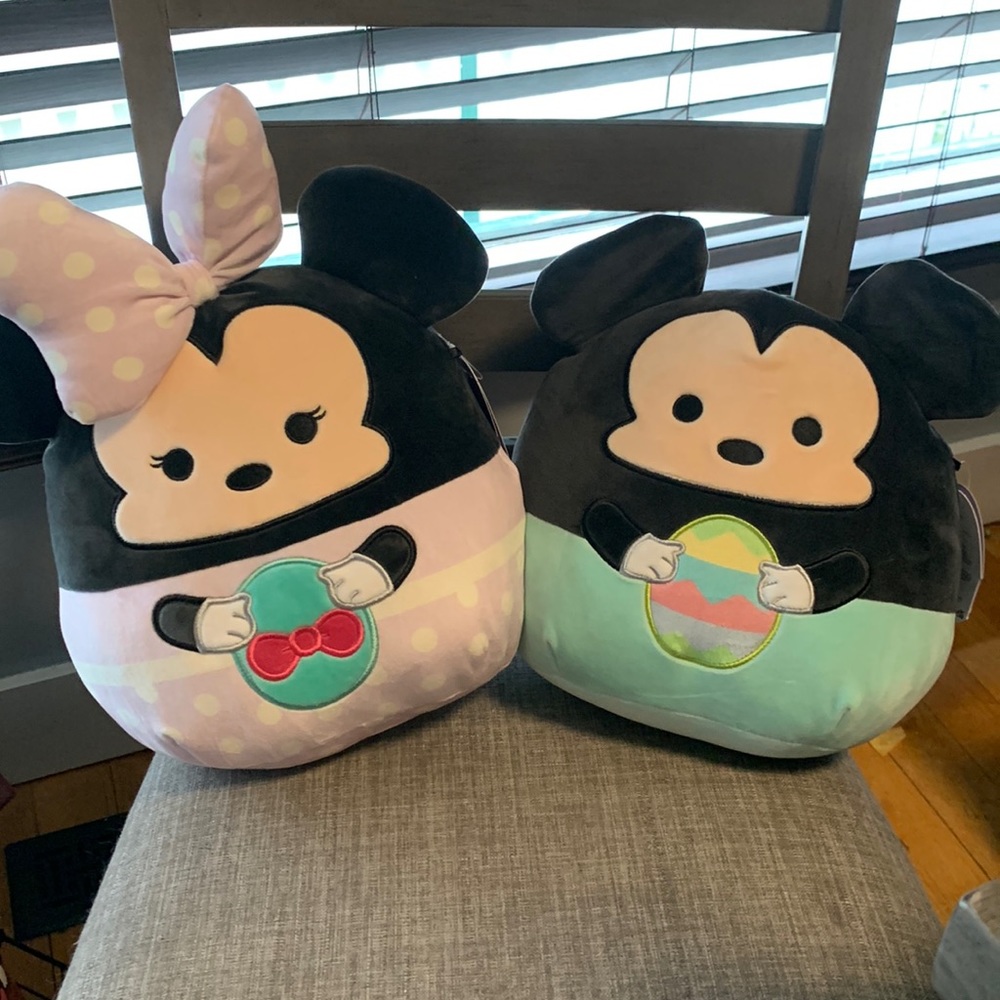 Disney Squishmallow - Mickey and Minnie Mouse Easter plush